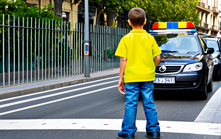 띠띠뽀와 어린이들에게 전달하는 메시지 - Businesswoman in Madrid**

"A professional businesswoman in a modest, dark blue business suit, stand...