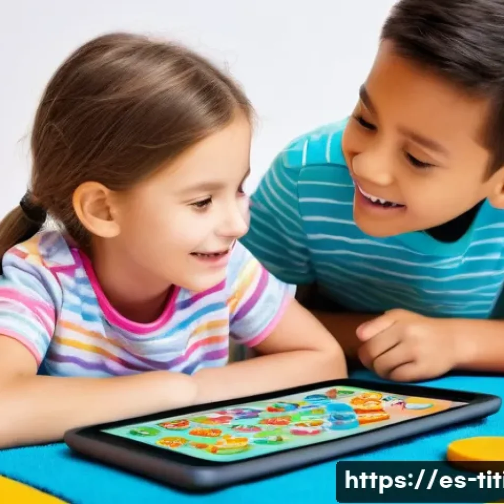 띠띠뽀 관련 퀴즈 게임 - **Prompt 1: Children's Interactive Learning Adventure**
    "Two cheerful children, a girl (7 years ...