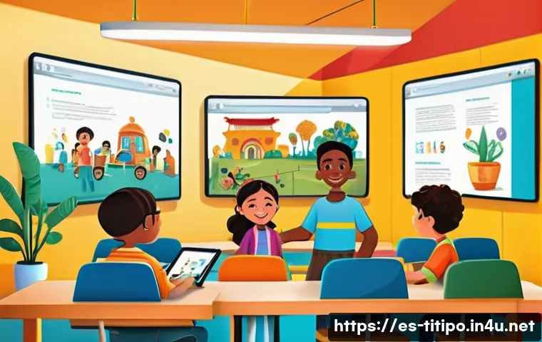 띠띠뽀 제작비 규모 - A vibrant and colorful 2D animation studio scene showcasing a diverse team of Hispanic animators, il...