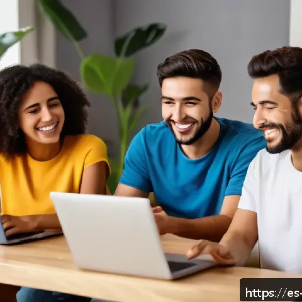 띠띠뽀 관련 퀴즈 이벤트 - A vibrant scene of a diverse group of young adults enthusiastically participating in an online quiz ...