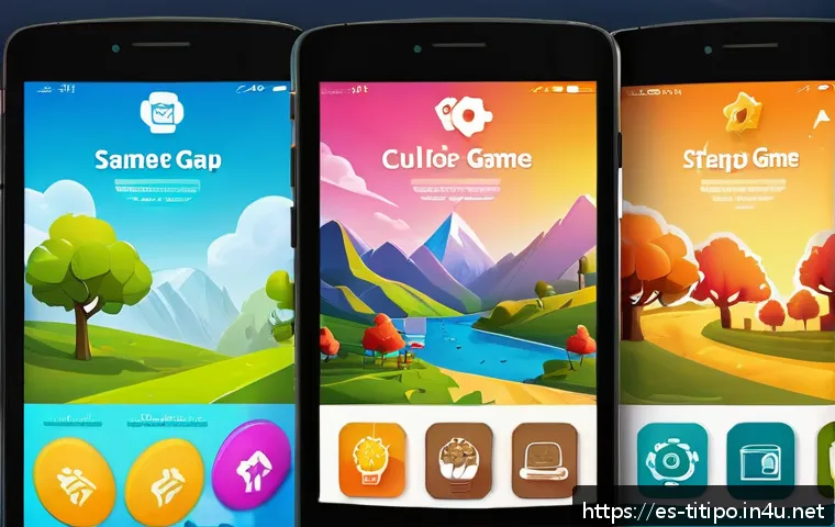 띠띠뽀 관련 앱 다운로드 - A vibrant, colorful mobile app interface showcasing a playful and intuitive game selection screen on...